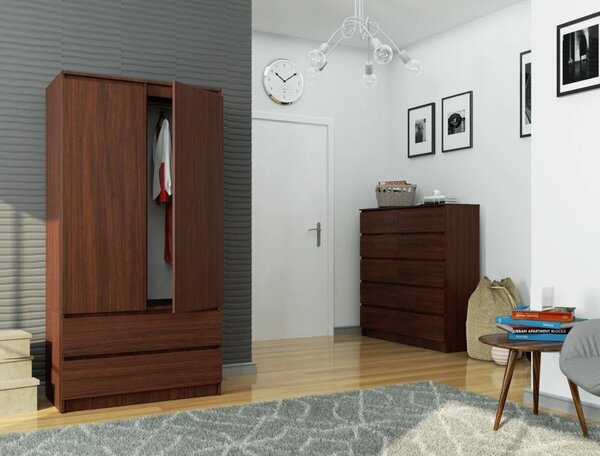 Fiókos szekrény 90 cm LOTA - wenge
