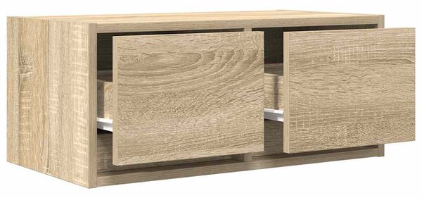 Sonoma tölgy színű szerelt fa fali TV-szekrény 60x31x25,5 cm