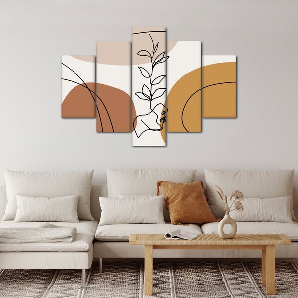 Kép - Boho formák (150x105 cm)