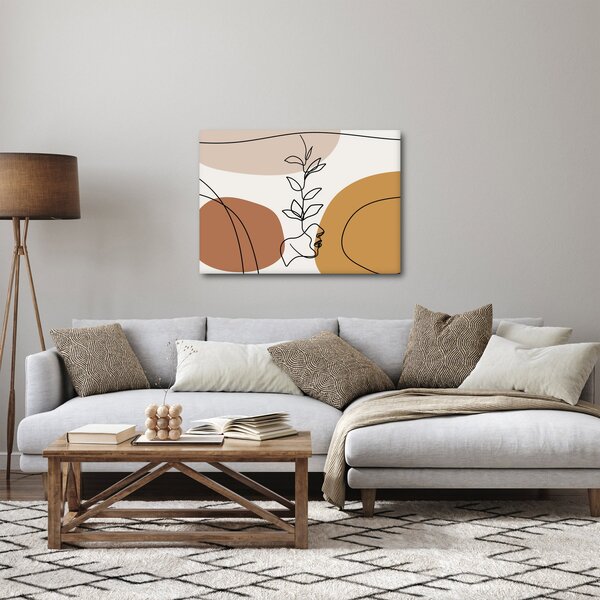 Kép - Boho formák (70x50 cm)