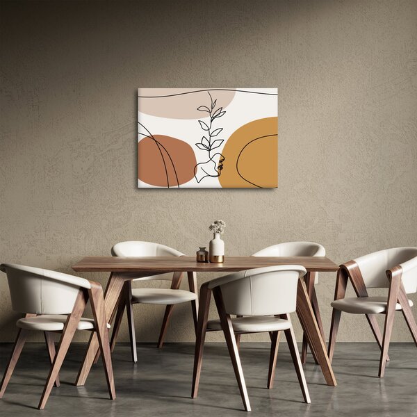Kép - Boho formák (70x50 cm)