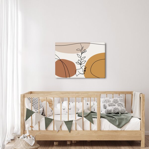 Kép - Boho formák (70x50 cm)
