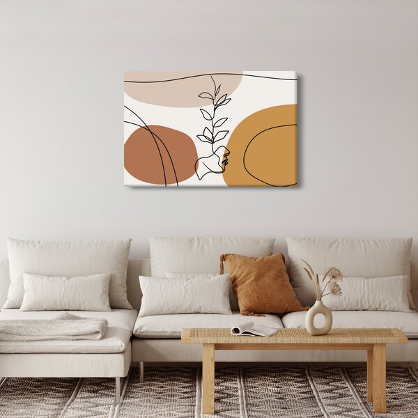 Kép - Boho formák (90x60 cm)