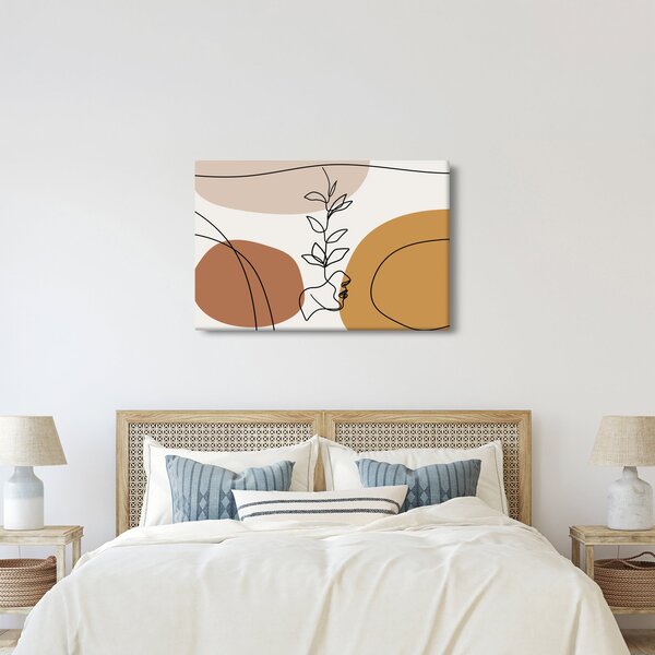Kép - Boho formák (90x60 cm)