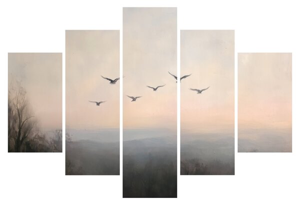 Kép - Madárcsapat (150x105 cm)