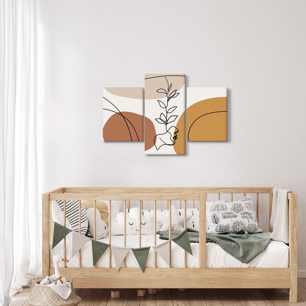 Kép - Boho formák (90x60 cm)