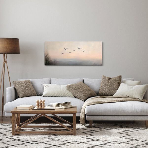 Kép - Madárcsapat (120x50 cm)