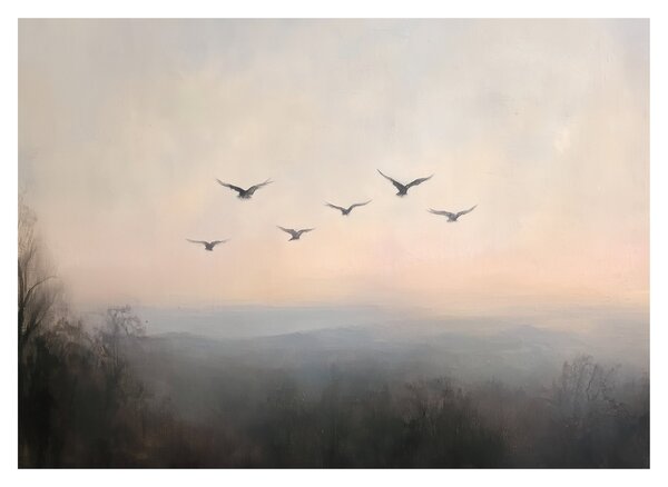 Kép - Madárcsapat (70x50 cm)
