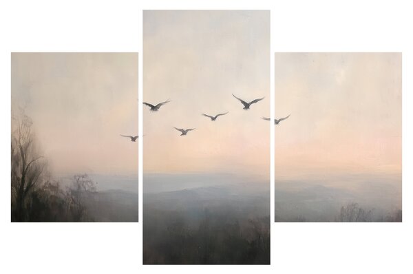 Kép - Madárcsapat (90x60 cm)
