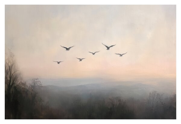 Kép - Madárcsapat (90x60 cm)