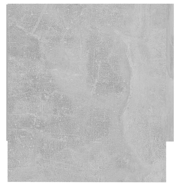 Betonszürke szerelt fa ruhásszekrény 100 x 32,5 x 35 cm