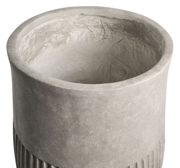 Virágcserép PYLAROS 36 cm Szürke