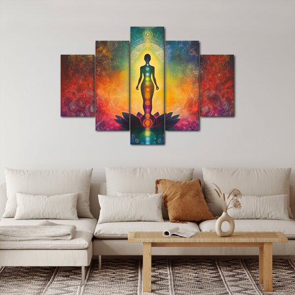 Kép - Nő és csakrák (150x105 cm)