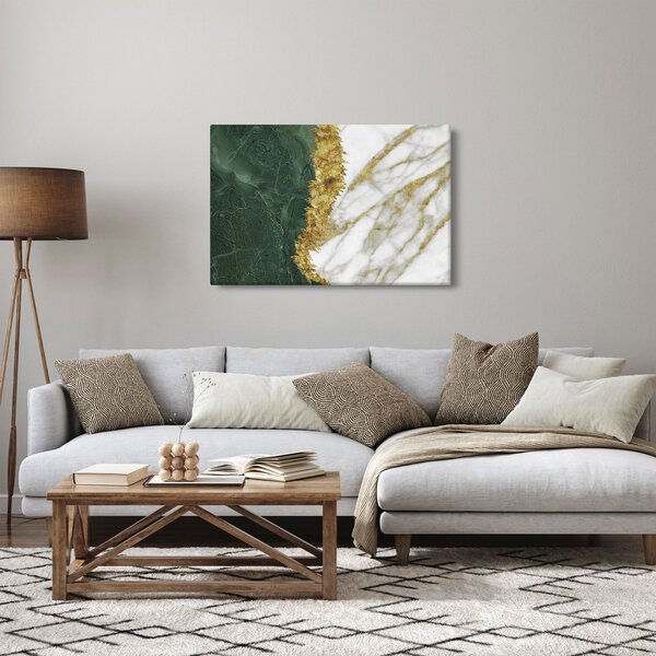 Kép - Zöld márvány N⁰1 (90x60 cm)