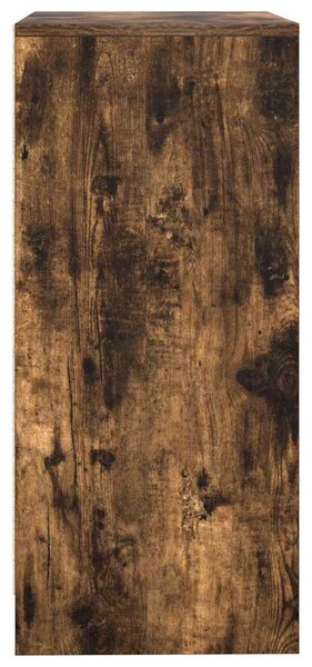 Sonoma tölgy színű szerelt fa tálalószekrény 57x34x76 cm
