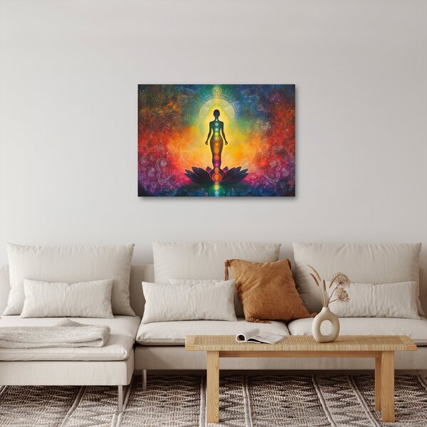 Kép - Nő és csakrák (70x50 cm)