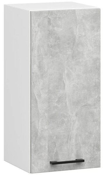Fali konyhaszekrény 30 cm VERMINA - fehér / beton