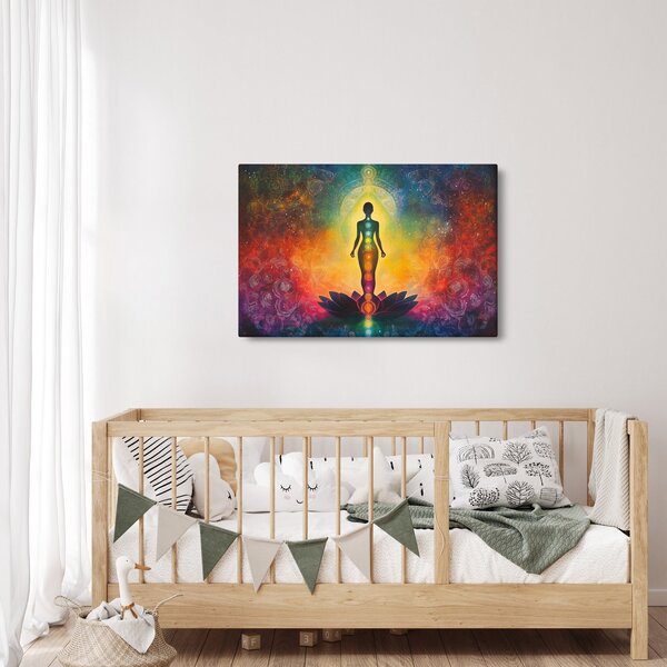 Kép - Nő és csakrák (90x60 cm)