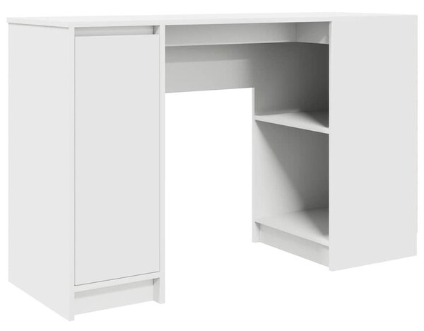 Fehér forgácslap íróasztal 120x42x76 cm