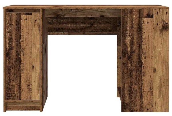 Antik fa szerelt fa íróasztal 120x42x76 cm