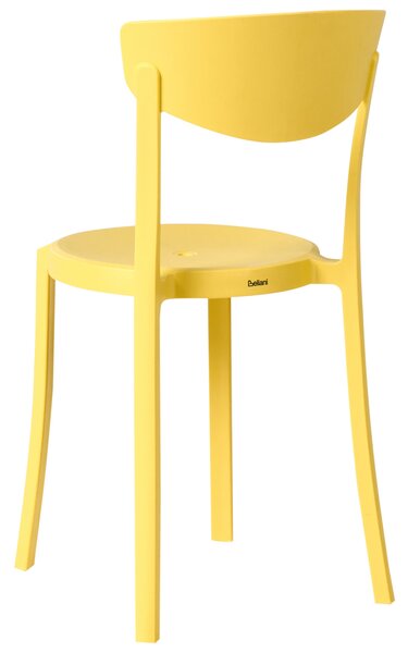 Négydarabos kerti szék szett VIESTE Sárga