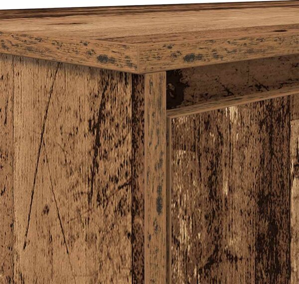 Antik fa szerelt fa íróasztal 120x42x76 cm