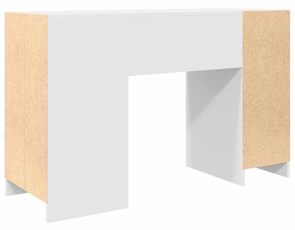 Fehér forgácslap íróasztal 120x42x76 cm