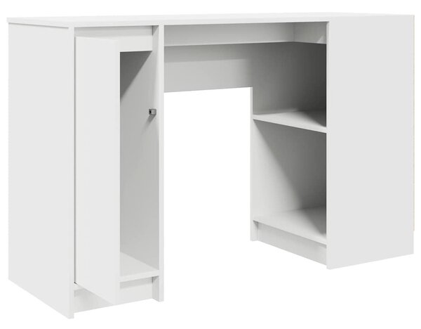 Fehér forgácslap íróasztal 120x42x76 cm