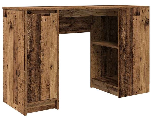 Antik fa szerelt fa íróasztal 120x42x76 cm