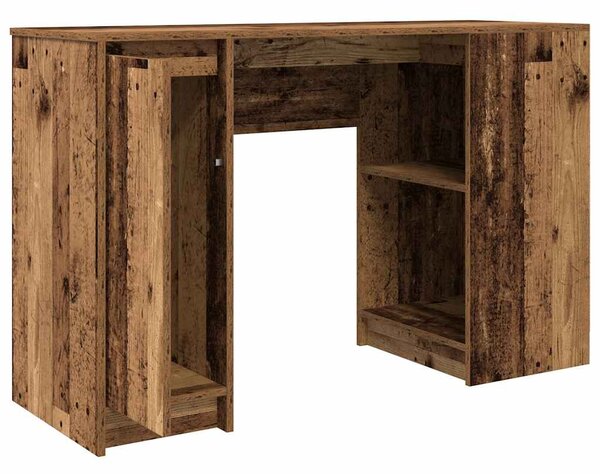 Antik fa szerelt fa íróasztal 120x42x76 cm