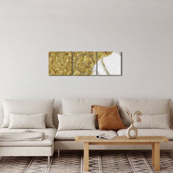 Kép - Zöld márvány N⁰2 (órával) (90x30 cm)