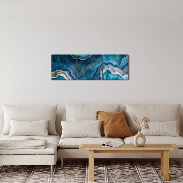 Kép - Akvamarin részlet (órával) (90x30 cm)