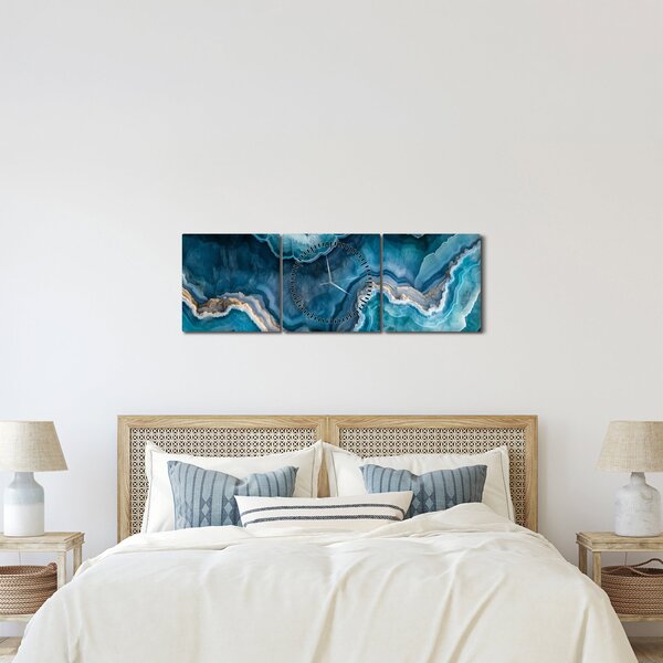 Kép - Akvamarin részlet (órával) (90x30 cm)