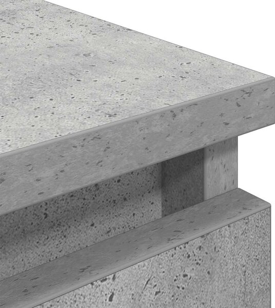 Betonszürke szerelt fa TV-szekrény 80x35x54 cm