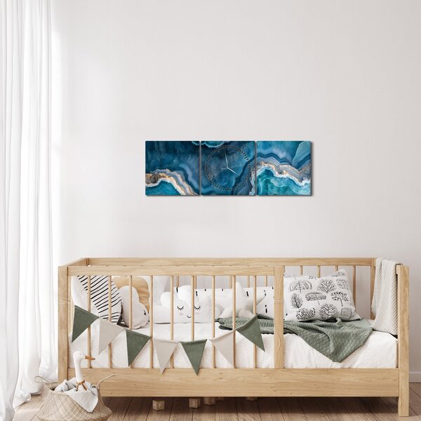 Kép - Akvamarin részlet (órával) (90x30 cm)
