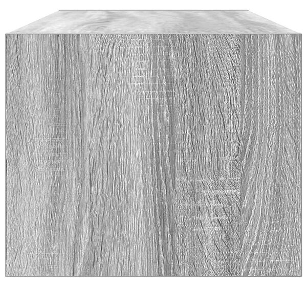 Szürke sonoma színű szerelt fa TV-szekrény 80x31x25,5 cm