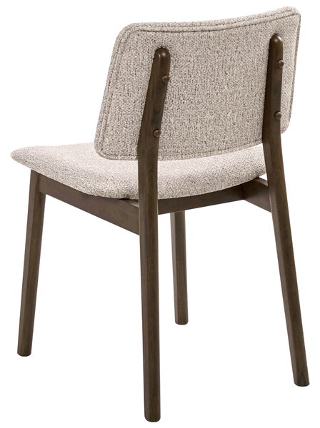 Étkezőszék kétdarabos szettben BLANE Buklé Sötétbarna/tópszínű