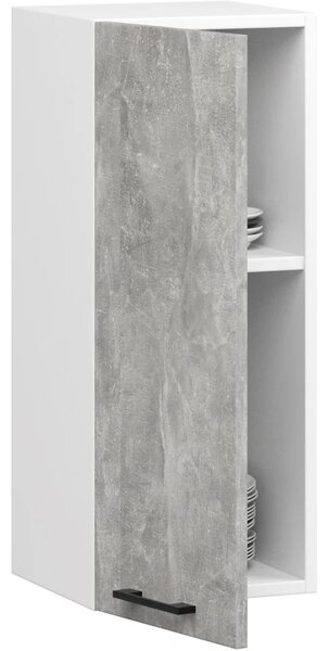Felső konyhaszekrény 30 cm VERMINA - fehér / beton