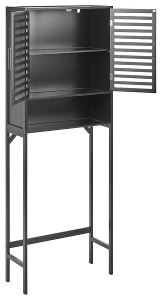 Fürdőszobai szekrény OKARCHE Bambusz 63 cm Fekete