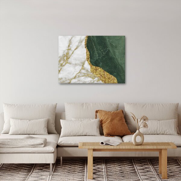 Kép - Zöld márvány N⁰3 (70x50 cm)