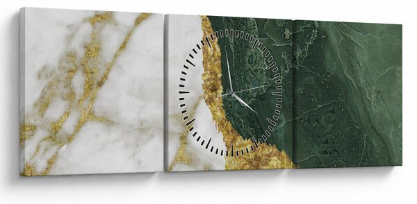 Kép - Zöld márvány N⁰3 (órával) (90x30 cm)