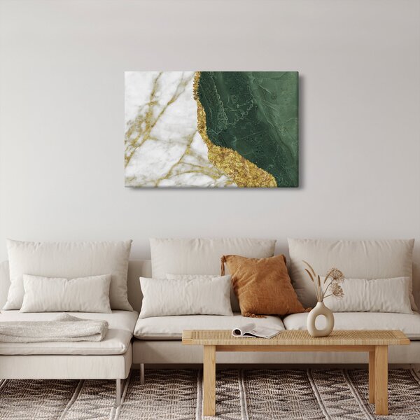Kép - Zöld márvány N⁰3 (90x60 cm)