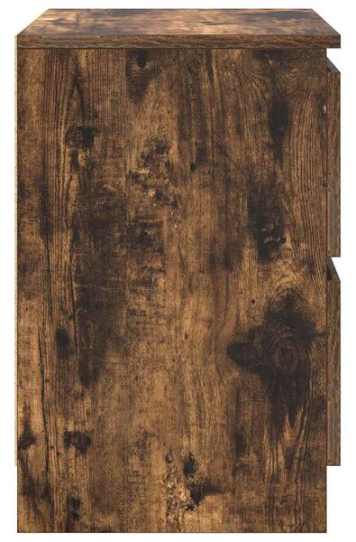 Füstös tölgy színű szerelt fa TV-szekrény 40x35x54 cm