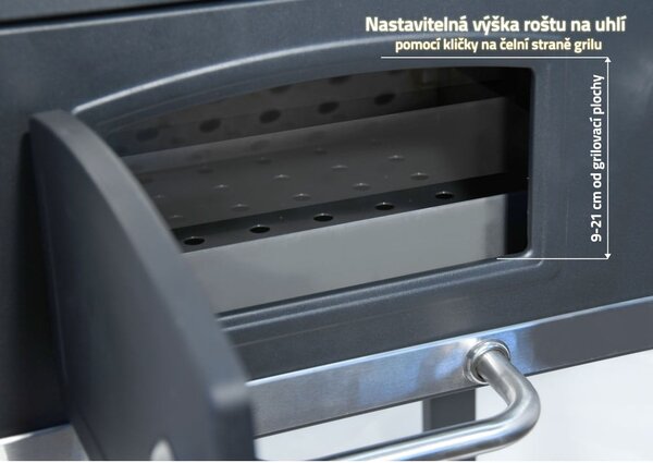 Royal faszenes grillsütő öntöttvas ráccsal - Cattara