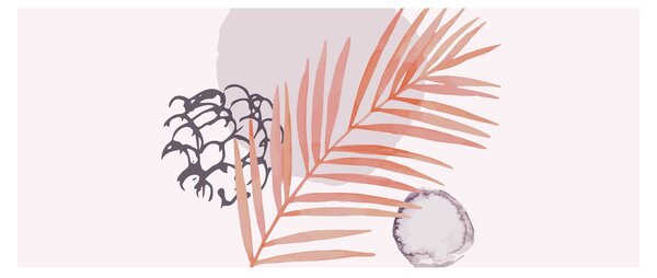 Kép - Lila minimalizmus N⁰3 (120x50 cm)