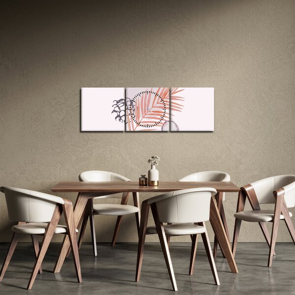 Kép - Lila minimalizmus N⁰3 (órával) (90x30 cm)