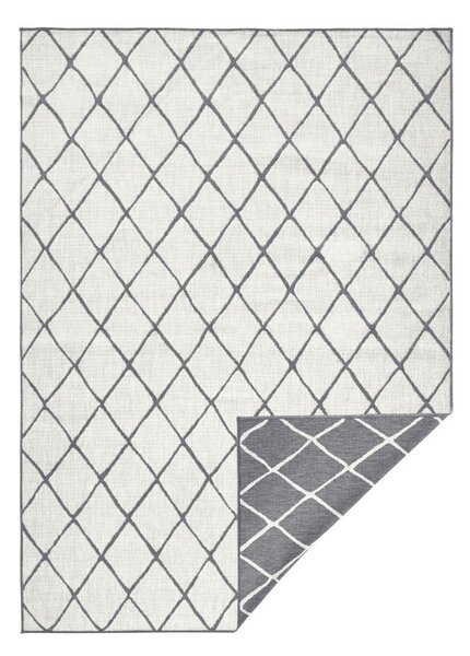 Malaga szürke-krémszínű kültéri szőnyeg, 120 x 170 cm - NORTHRUGS