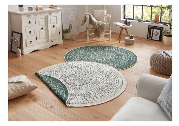 Porto zöld kültéri szőnyeg, ø 200 cm - NORTHRUGS