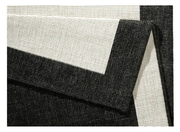Panama fekete-krémszínű kültéri szőnyeg, 120 x 170 cm - NORTHRUGS