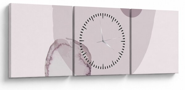 Kép - Lila minimalizmus N⁰2 (órával) (90x30 cm)